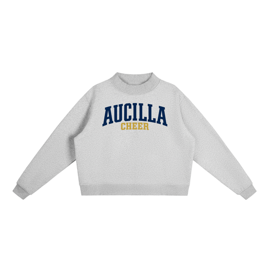 Basic 1 Aucilla Essential Fleece Mock-Neck Crew Sweatshirt