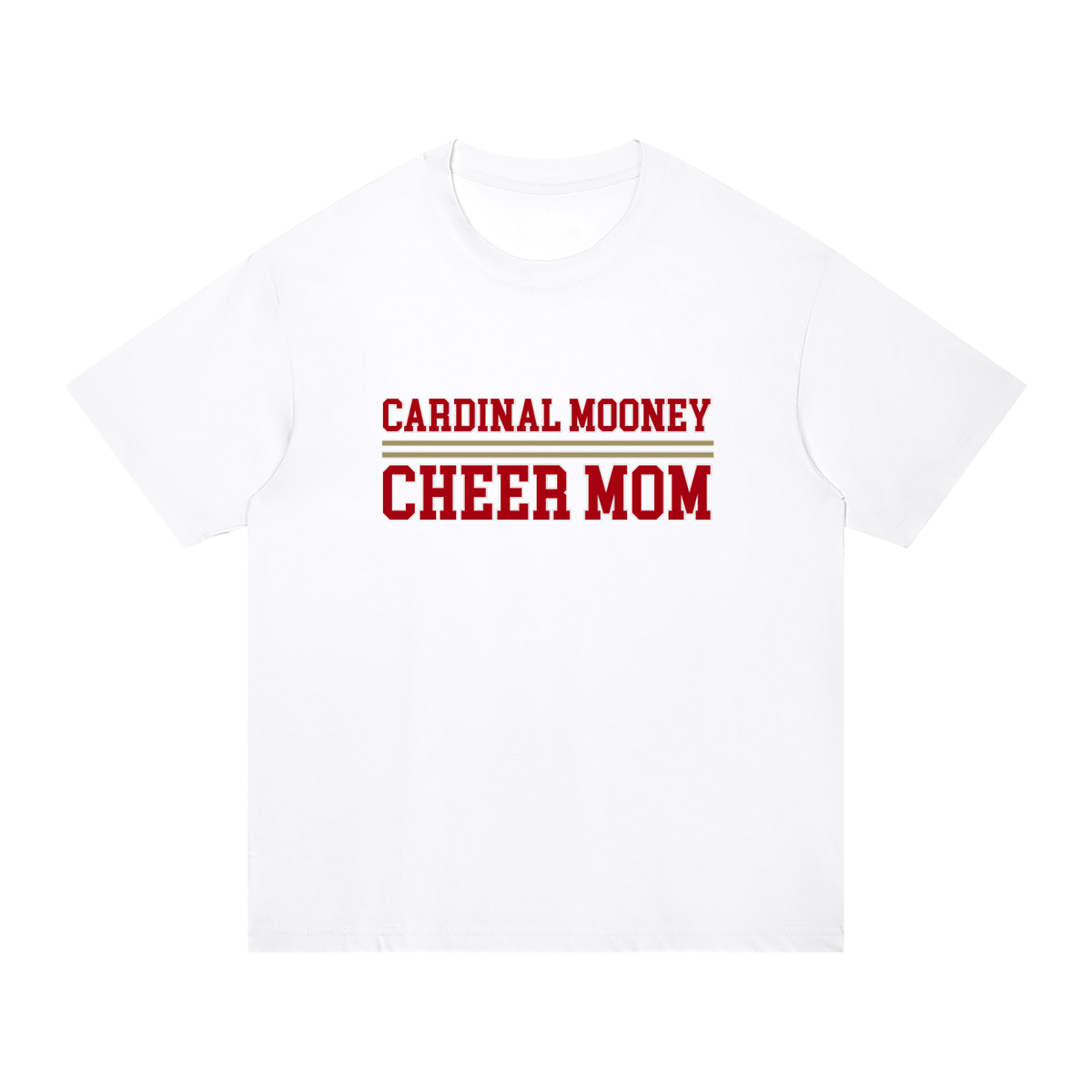 Mom Cardinal Mooney Unisex Regular Fit Cotton T-Shirt