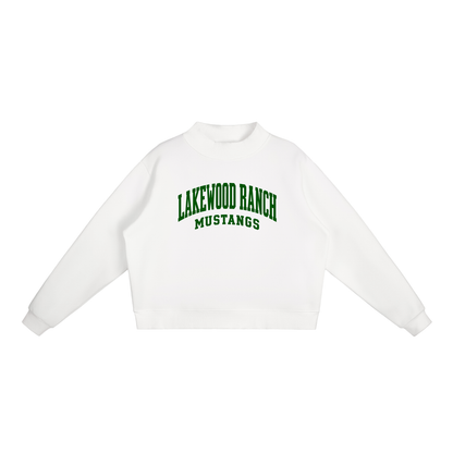 Basic 2 Lakewood Ranch Essential Fleece Mock-Neck Crew Sweatshirt