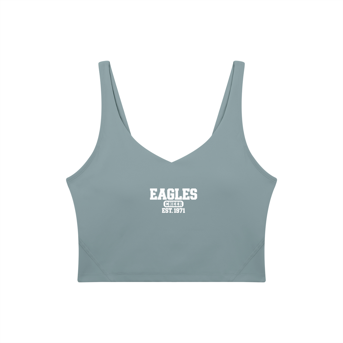 Old School Oakland Middle Women's V-Neck Yoga Sports Bra