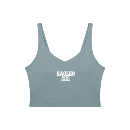 Old School Oakland Middle Women's V-Neck Yoga Sports Bra