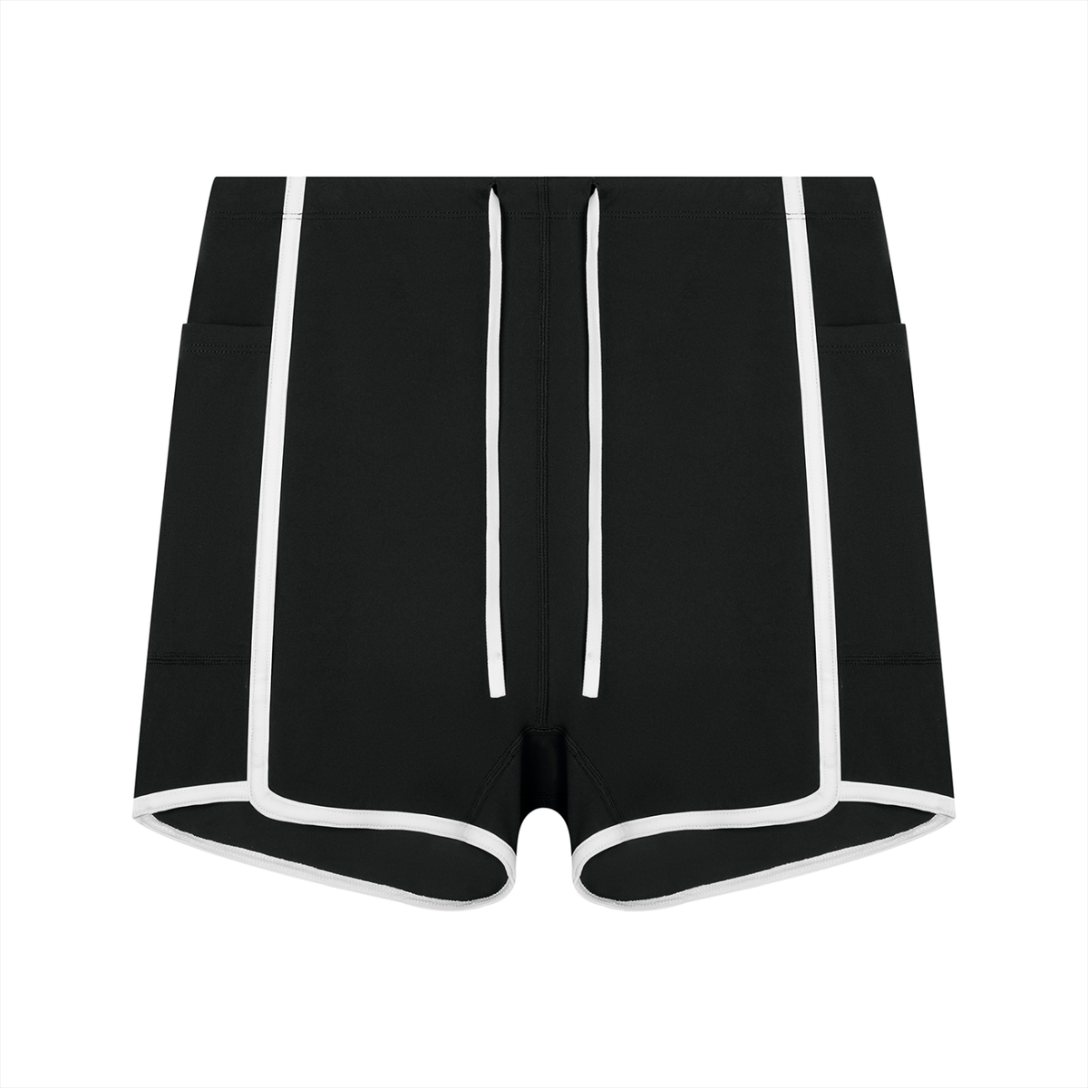 Strive High Rise Color Block Shorts