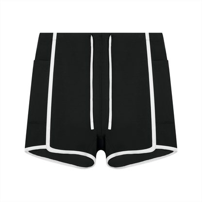 Strive High Rise Color Block Shorts