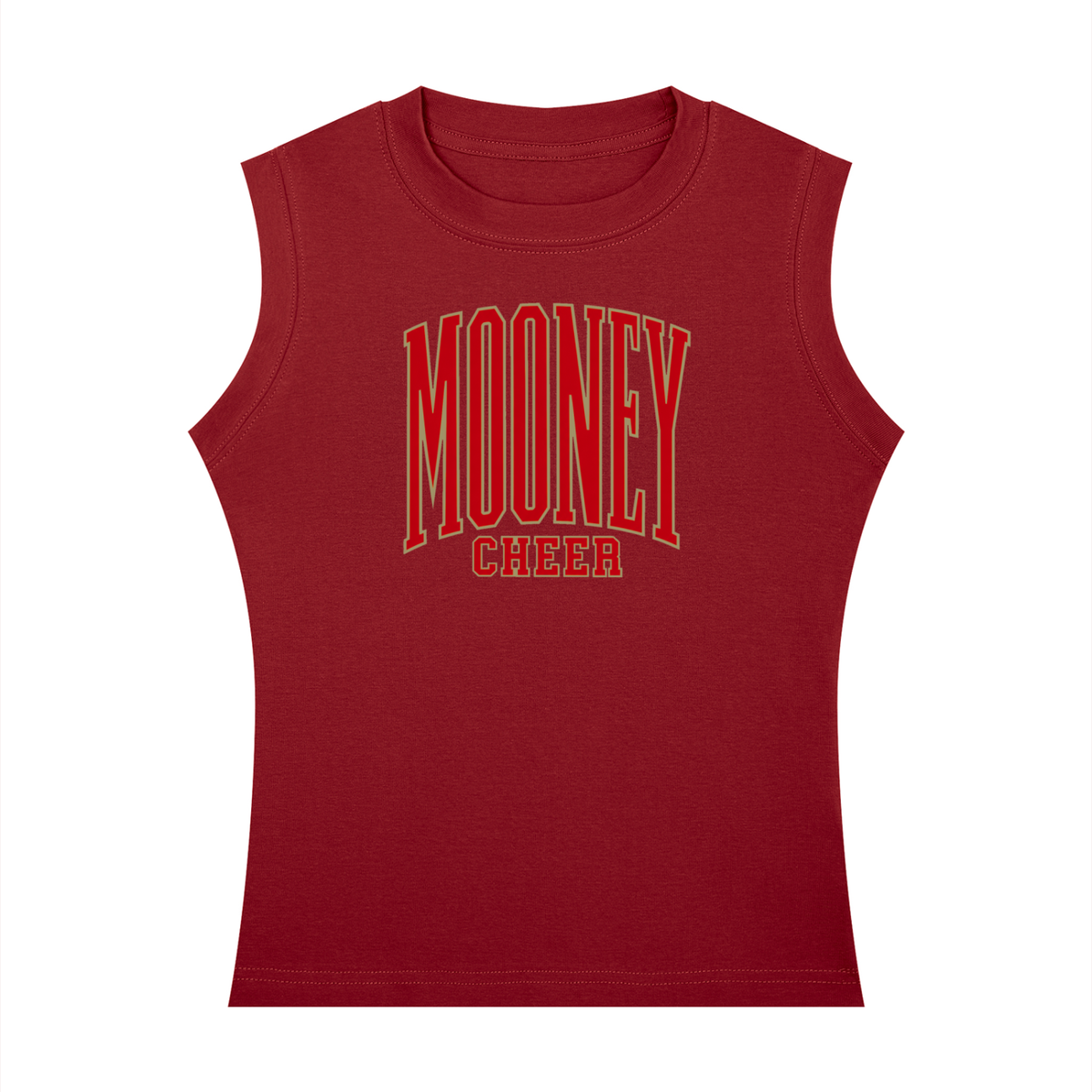 Basic 3 Cardinal Mooney Women's Crewneck Tank Top