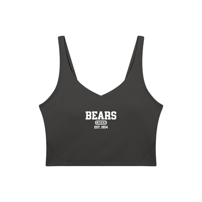 Old School Blanchet Women's V-Neck Yoga Sports Bra