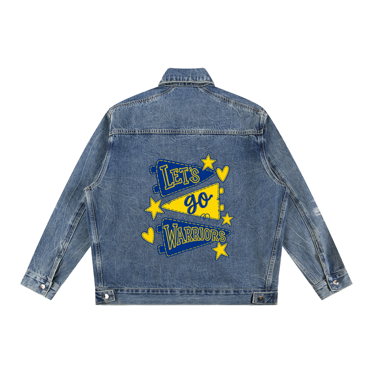 Lets Go Taylorsville Vintage Wash Zip Up Denim Jacket