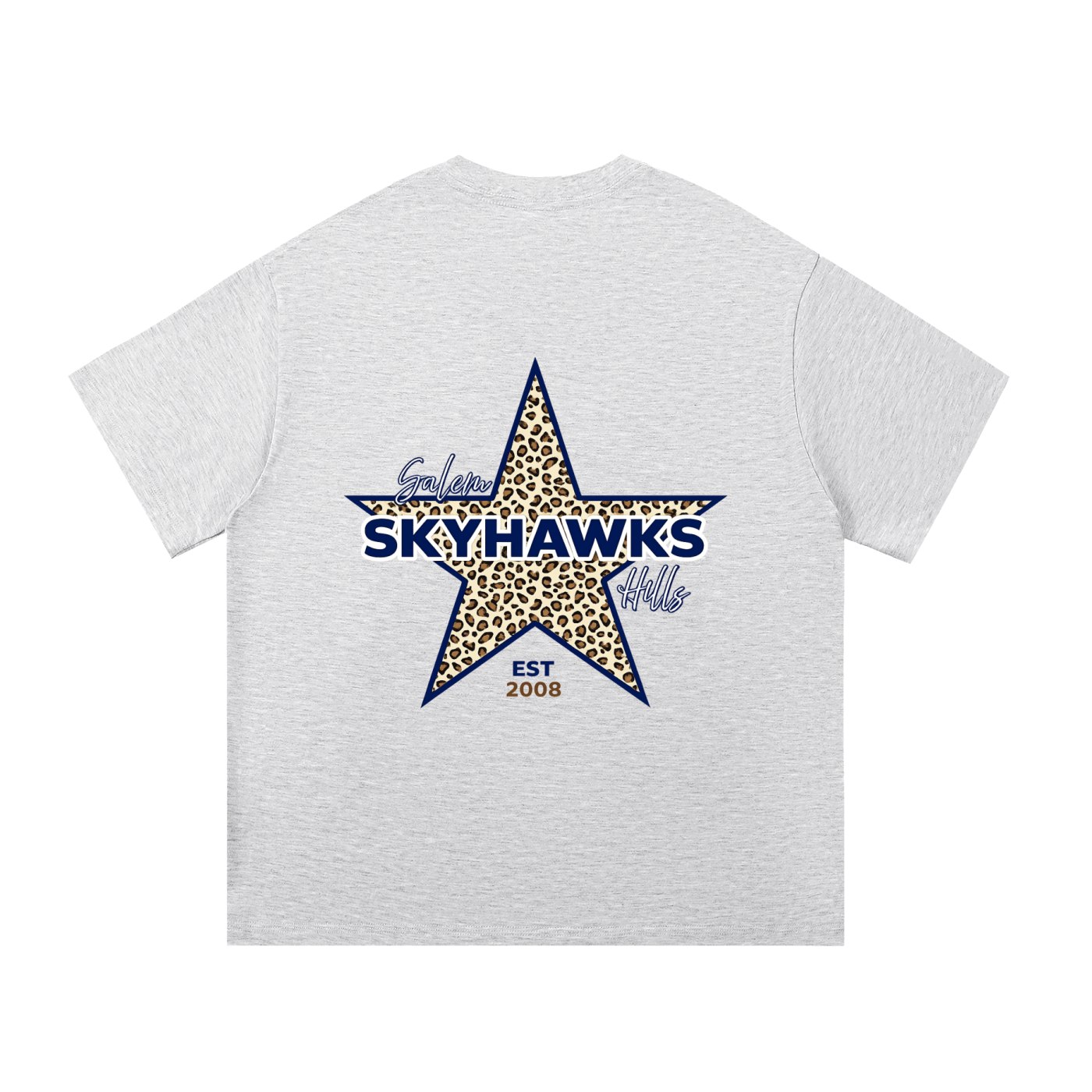 Leopard Star Cotton T-Shirt