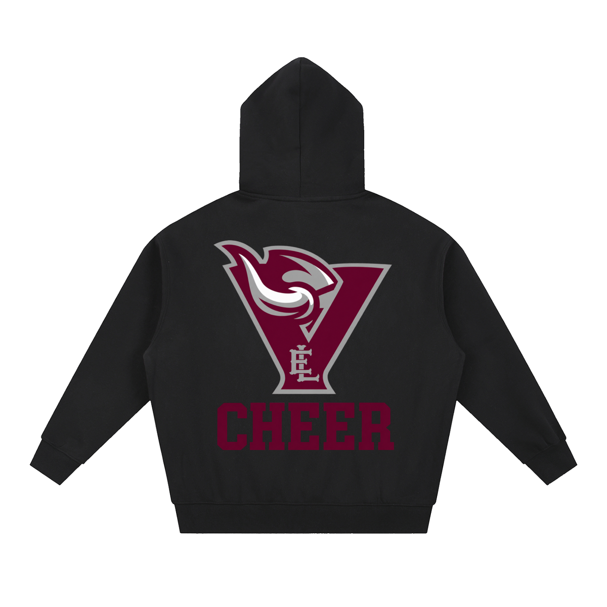 Simple East Lyme Essential Oversized Fleece Boxy Hoodie