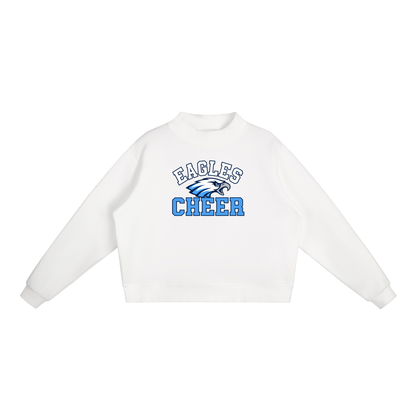 Essential Fleece Mock-Neck Crew Sweatshirt