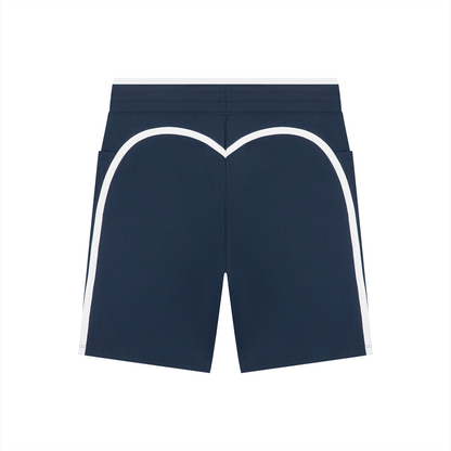 Women's High Rise Color Block Yoga Shorts
