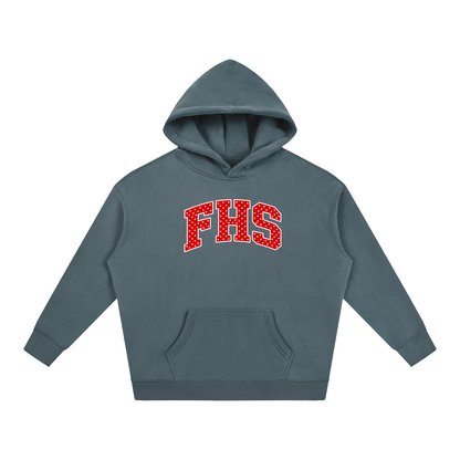 Polka Dot Fitch Oversize Fleeced Hoodie