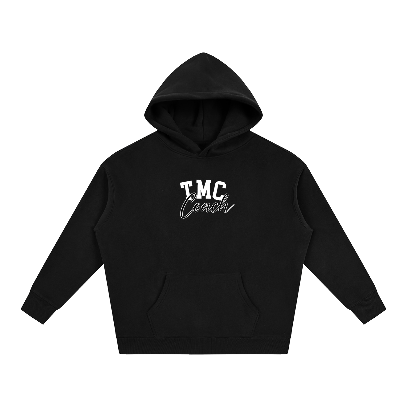 Cursive Coach Oversize Fleeced Hoodie
