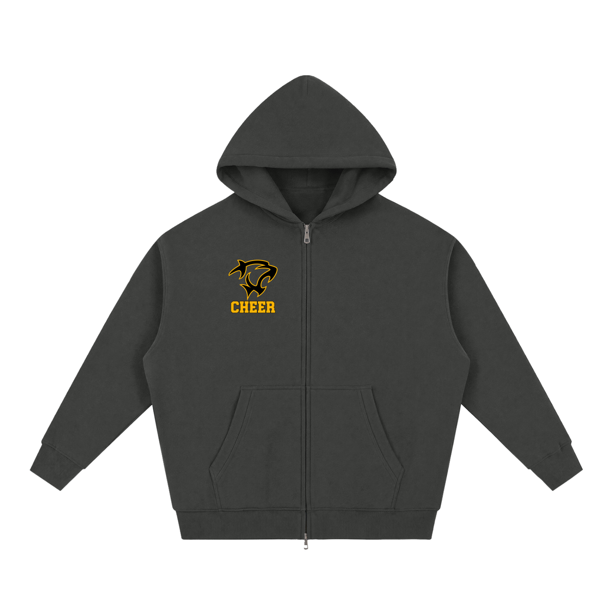 Simple Fenway Essential Oversized Fleece Boxy Hoodie