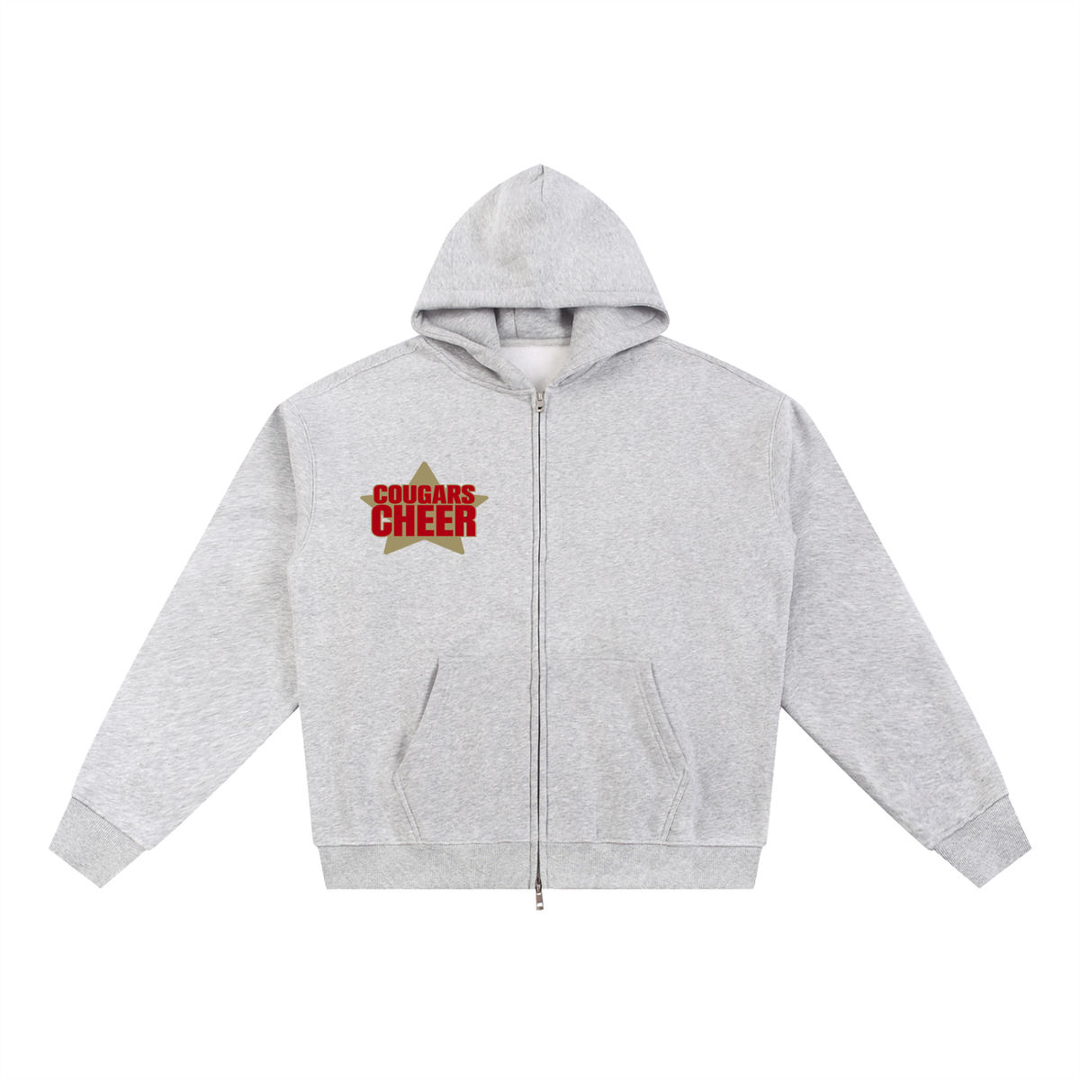 Star Cardinal Mooney Essential Fleece Zip-Through Hoodie