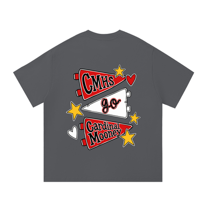 Lets Go Cardinal Mooney Essential Oversized Cotton T-Shirt