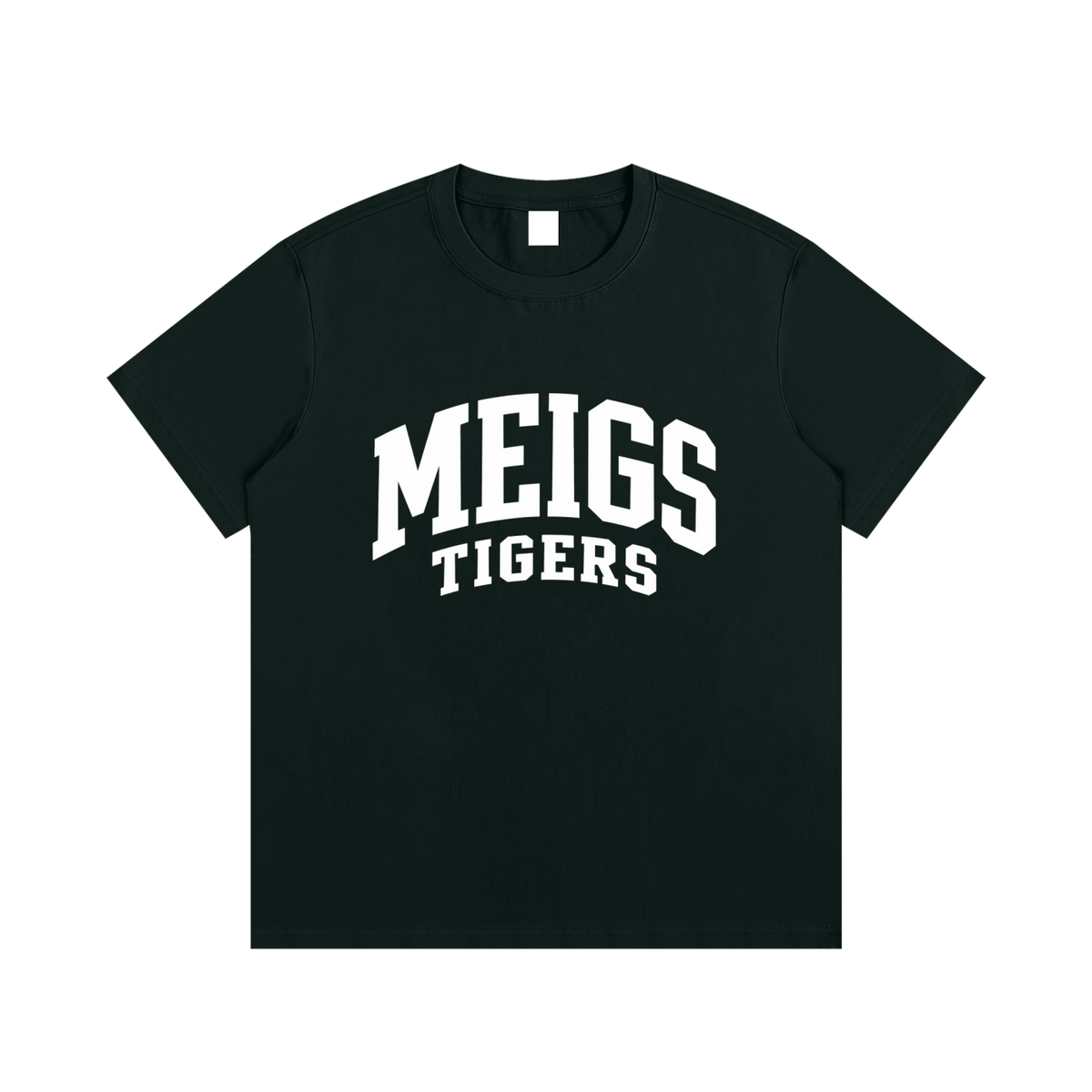 Basic 2 White Meigs County Essential Cotton T-Shirt