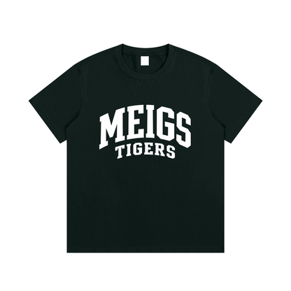 Basic 2 White Meigs County Essential Cotton T-Shirt