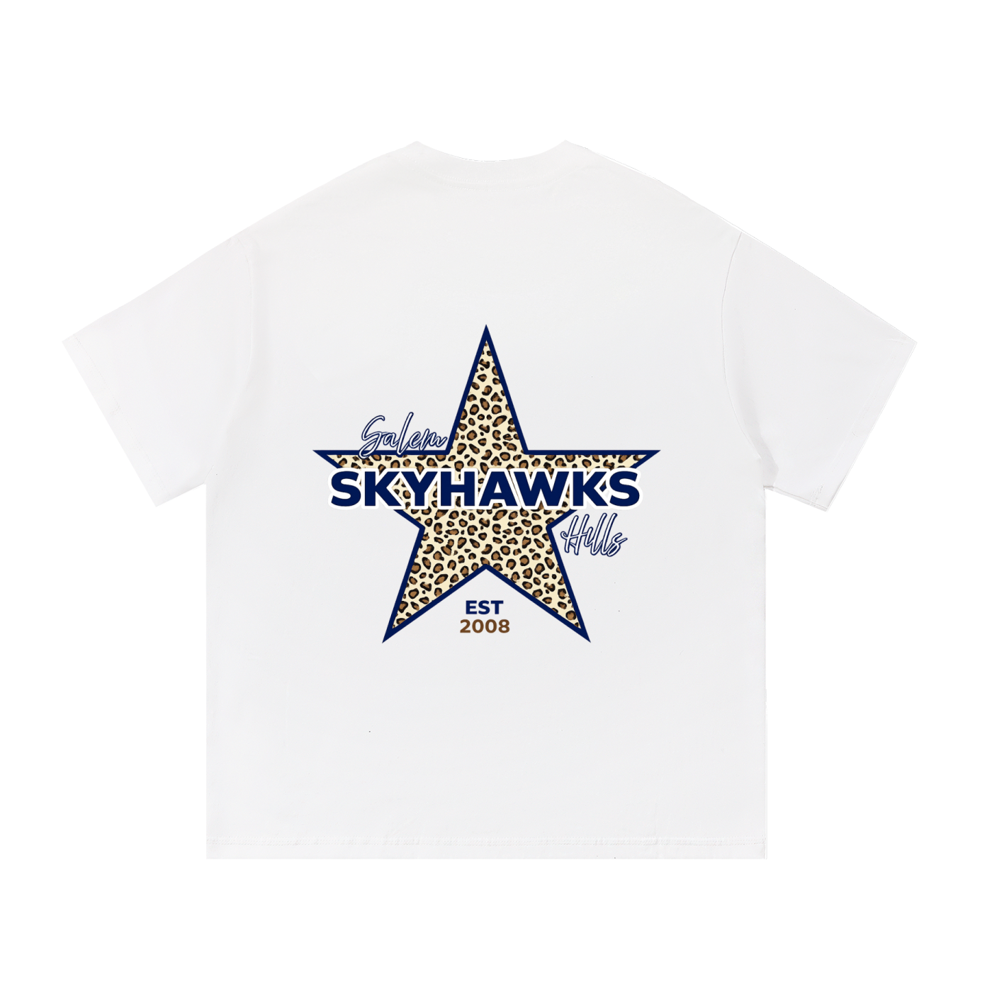 Leopard Star Cotton T-Shirt