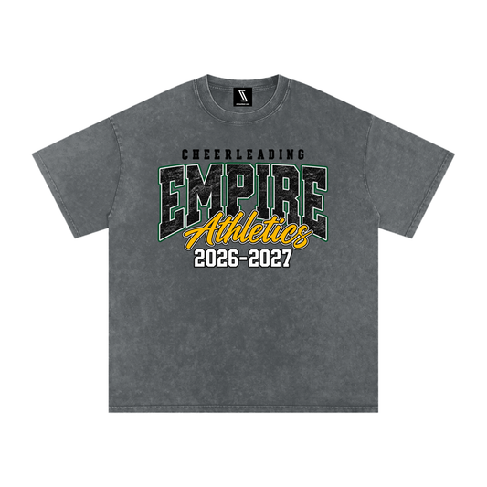 Vintage Empire Snow Washed Oversized Cotton T-Shirt