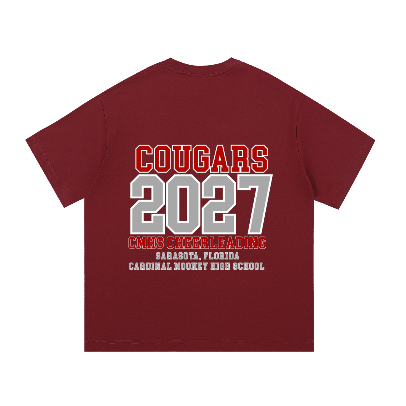 Year Cardinal Mooney Essential Oversized Cotton T-Shirt