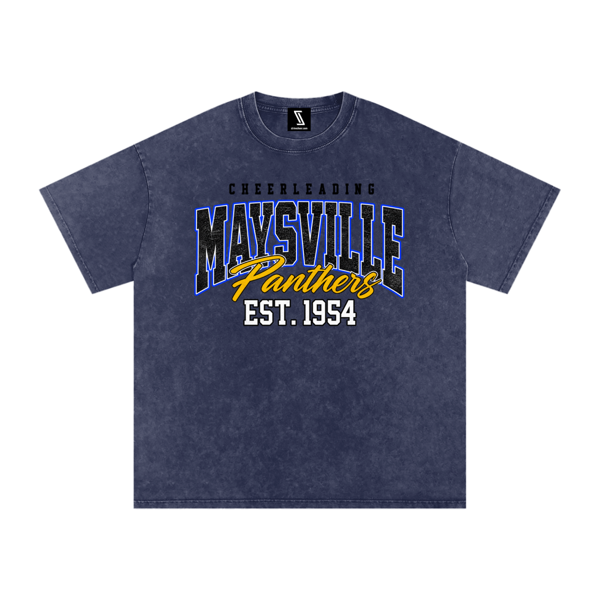 Vintage Maysville Snow Washed Oversized Cotton T-Shirt