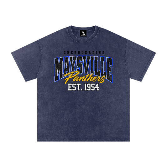 Vintage Maysville Snow Washed Oversized Cotton T-Shirt