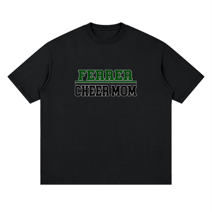 Cheer Mom Streetwear Loose Drop Shoulder T-Shirt