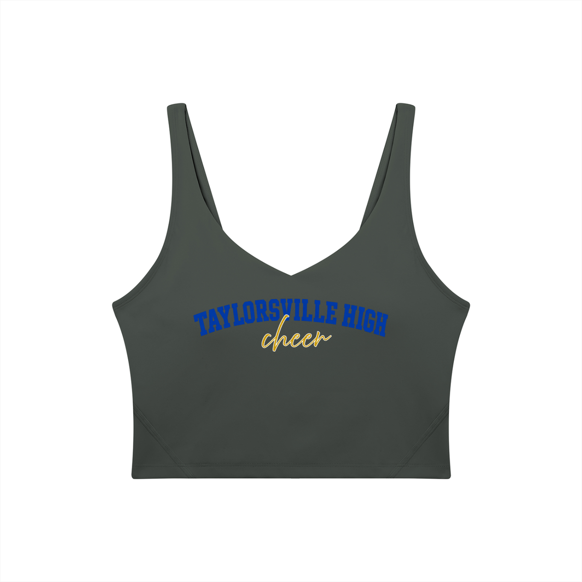 Cursive Taylorsville Women's V-Neck Yoga Sports Bra