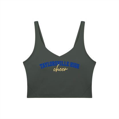 Cursive Taylorsville Women's V-Neck Yoga Sports Bra
