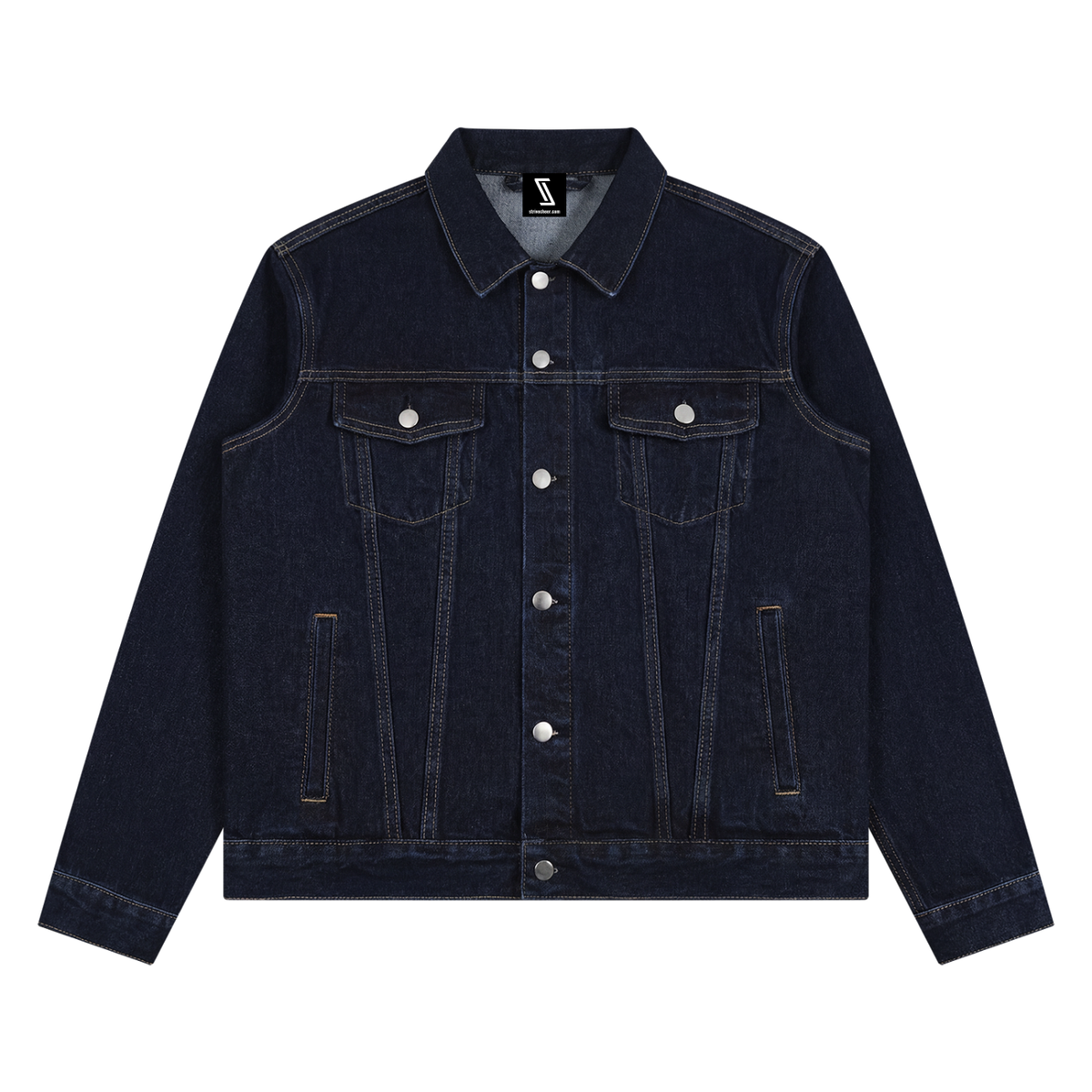 PHU Unisex Vintage ButtonvWash Denim Jacket