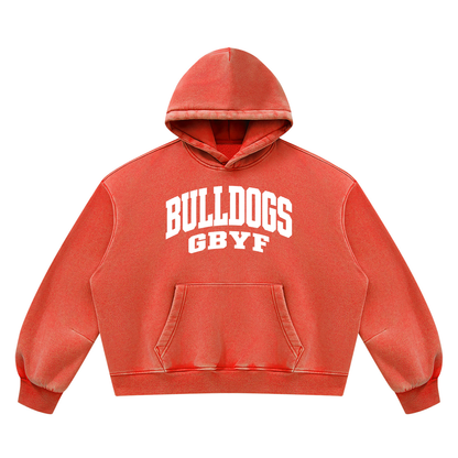 Unisex Vintage Wash Boxy Fleece Hoodie