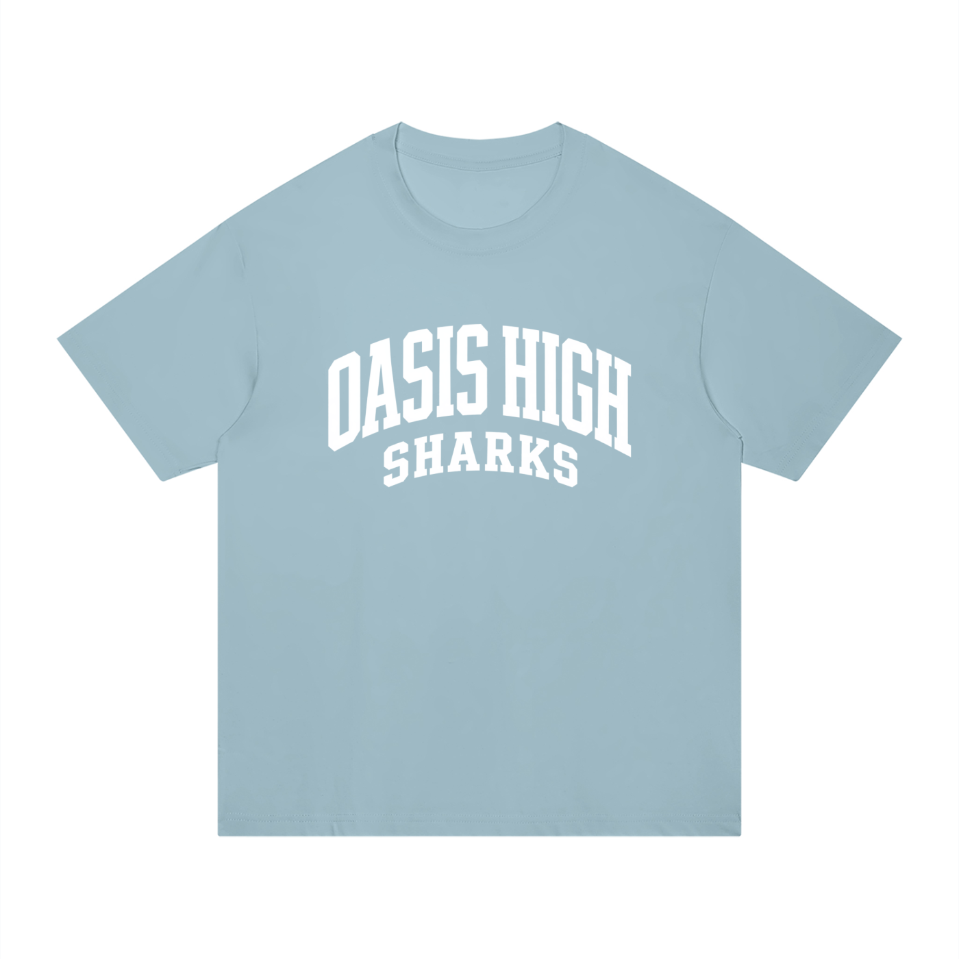 Basic 2 White Oasis Unisex Regular Fit Cotton T-Shirt