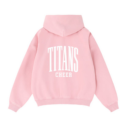 Zip-Through Boxy Fleece Hoodie