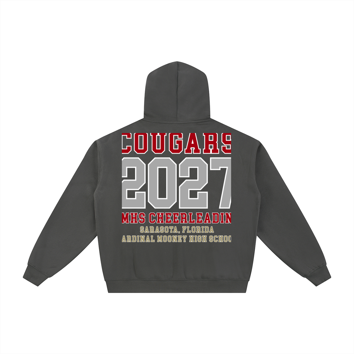 Year Cardinal Mooney Essential Fleece Zip-Through Hoodie