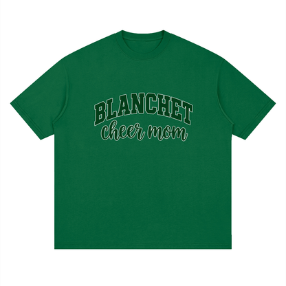 Cheer Mom Blanchet Oversized Drop Shoulder T-Shirt