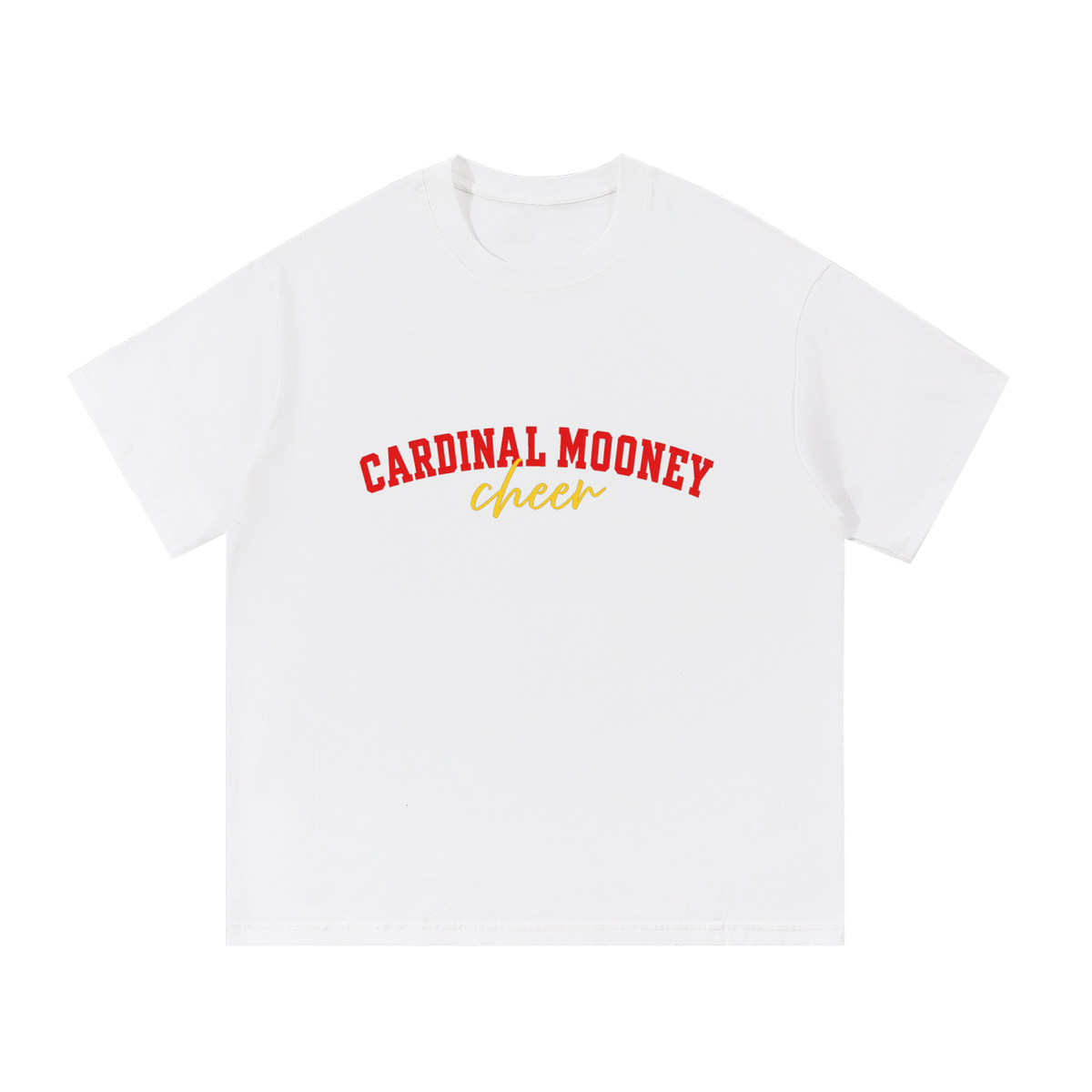 Cursive Cardinal Mooney Essential Oversized Cotton T-Shirt