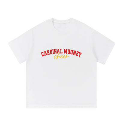 Cursive Cardinal Mooney Essential Oversized Cotton T-Shirt