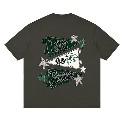 Lets Go St Vincent Ferrer Oversized Drop Shoulder T-Shirt