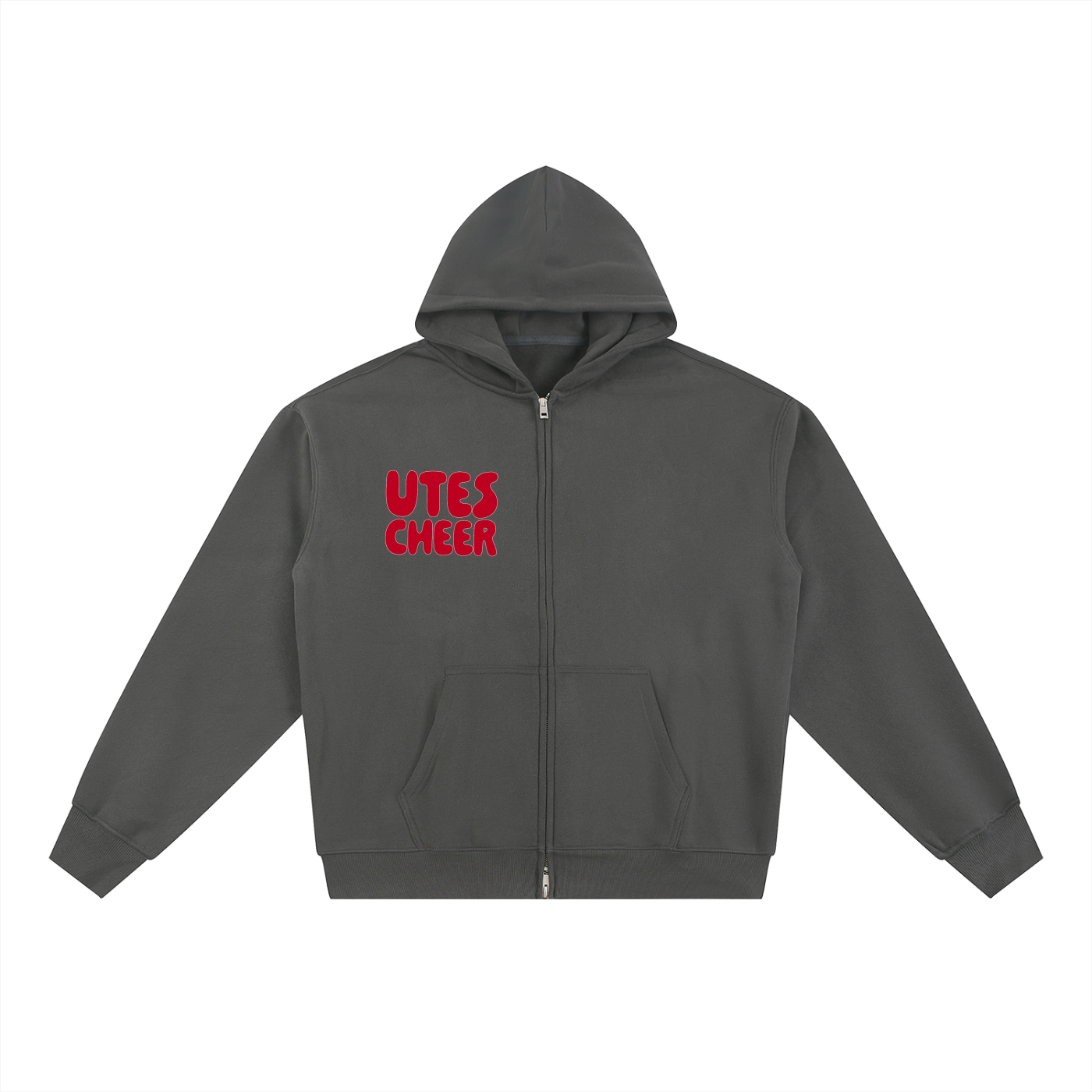 Star Utes Zip-Through Boxy Fleece Hoodie