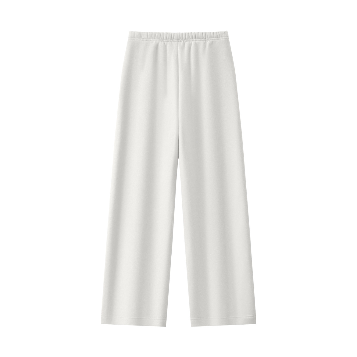 Gray White polka Women's Straight Leg Fleece Sweatpants