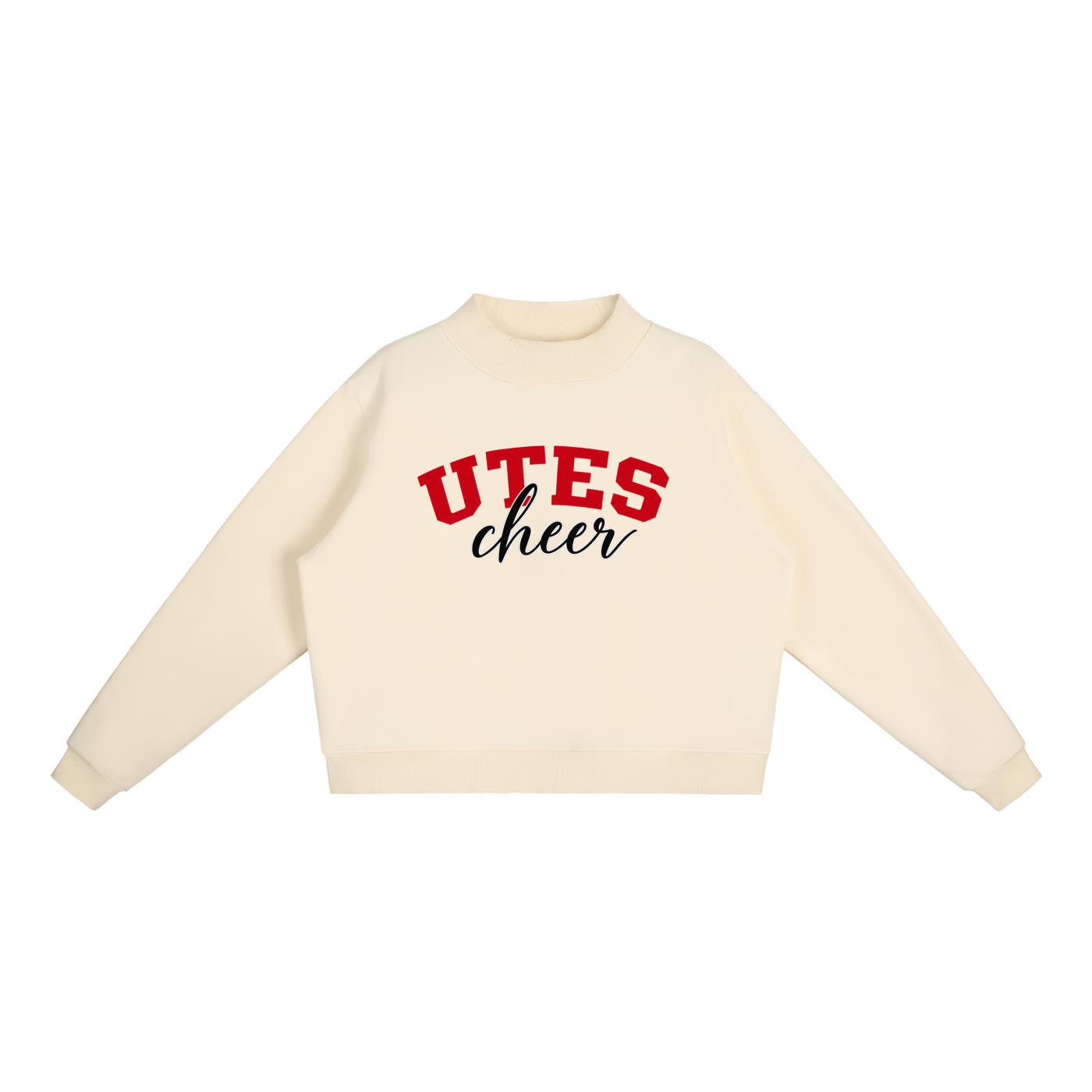 Classic Utes Essential Fleece Mock-Neck Crew Sweatshirt