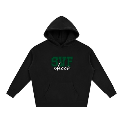 Cursive Front St Vincent Ferrer Oversize Fleeced Hoodie