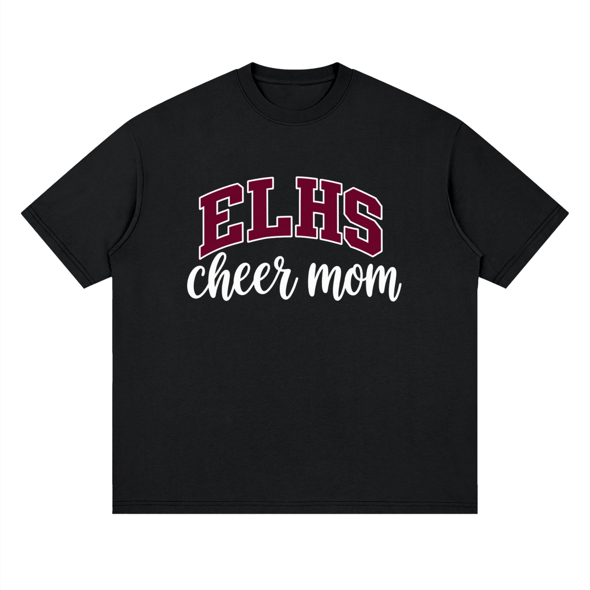 Cheer Mom East Lyme Oversized Drop Shoulder T-Shirt