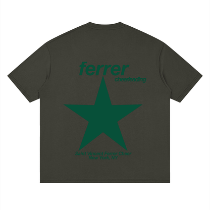 Big Star St Vincent Ferrer Streetwear Loose Drop Shoulder T-Shirt
