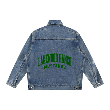 Basic 2 Lakewood Ranch Vintage Wash Zip Up Denim Jacket