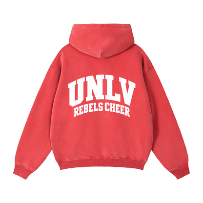 Zip-Through Boxy Fleece Hoodie