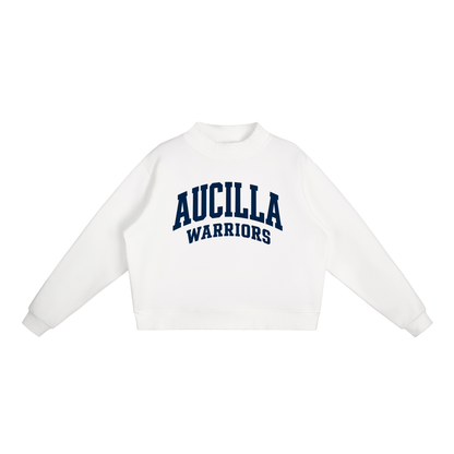 Basic 2 Aucilla Essential Fleece Mock-Neck Crew Sweatshirt