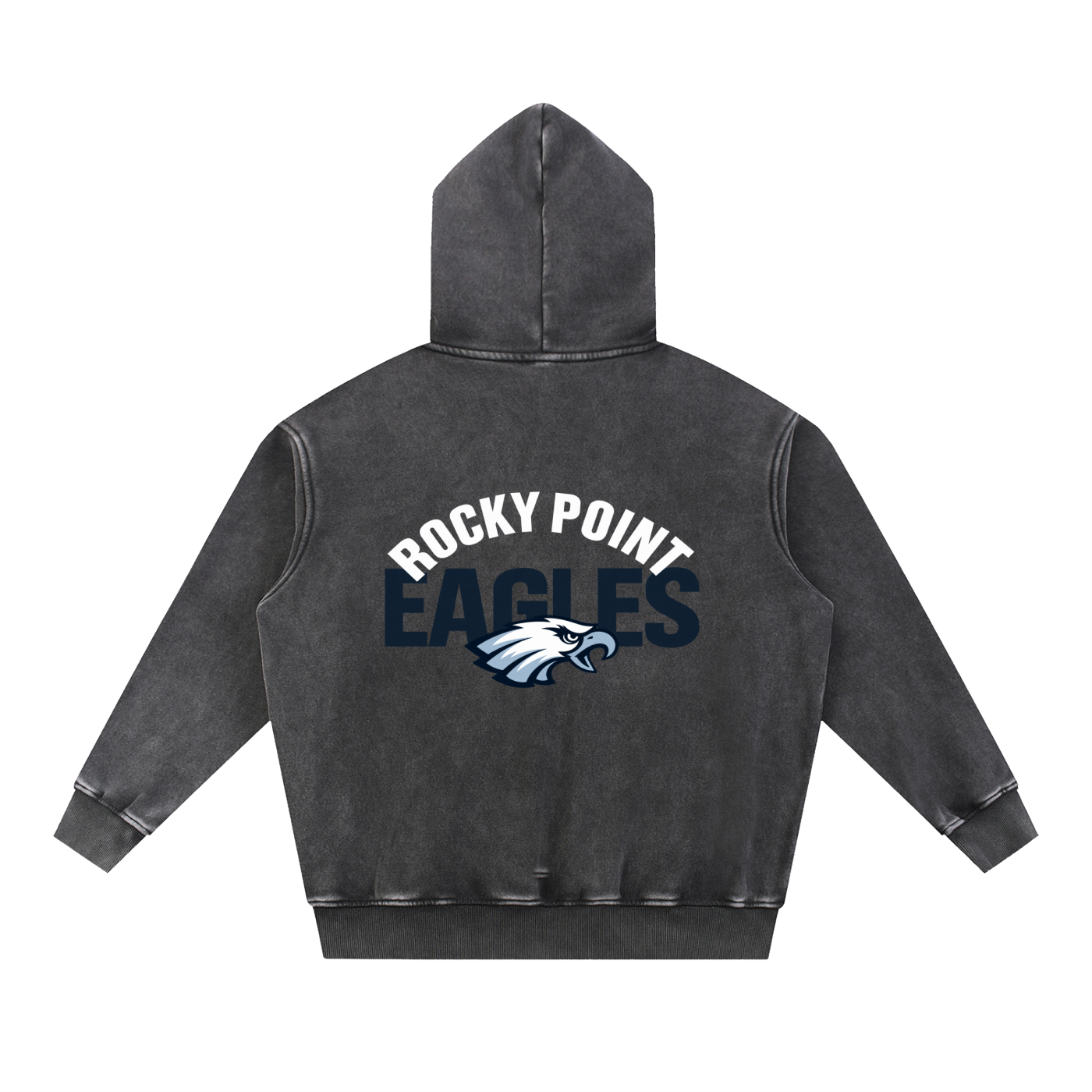 Rocky Point Snow Wash Fleece Oversize Hoodie