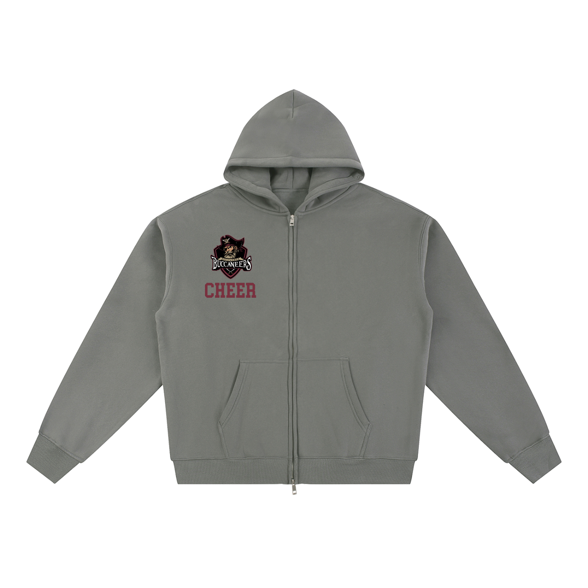 Year Bellflower Essential Fleece Zip-Through Hoodie