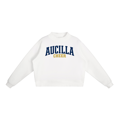 Basic 1 Aucilla Essential Fleece Mock-Neck Crew Sweatshirt